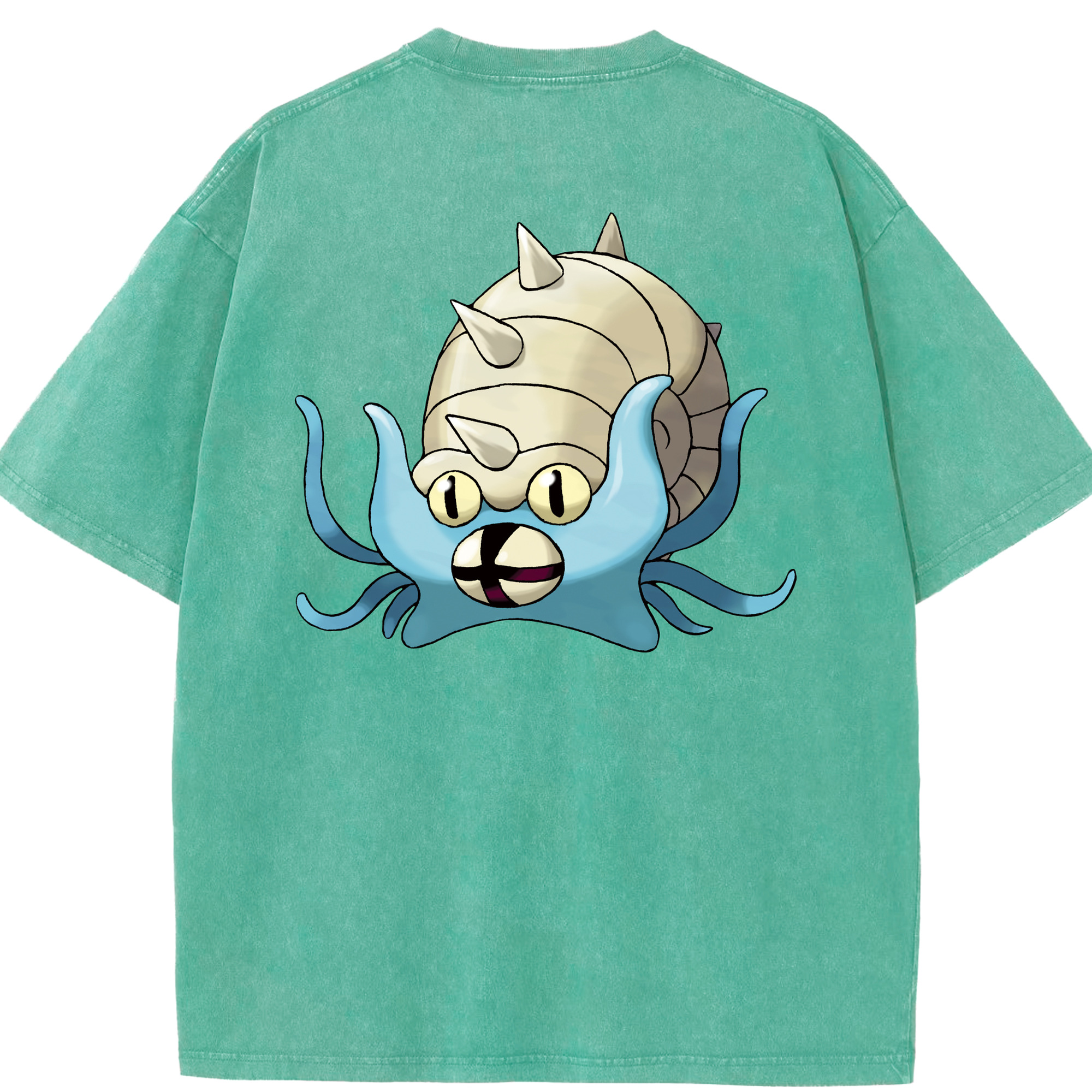 （画像用） ポケットモンスター Pokémon 綿100% ヴィンテージ風 半袖Tシャツ（背面プリント）